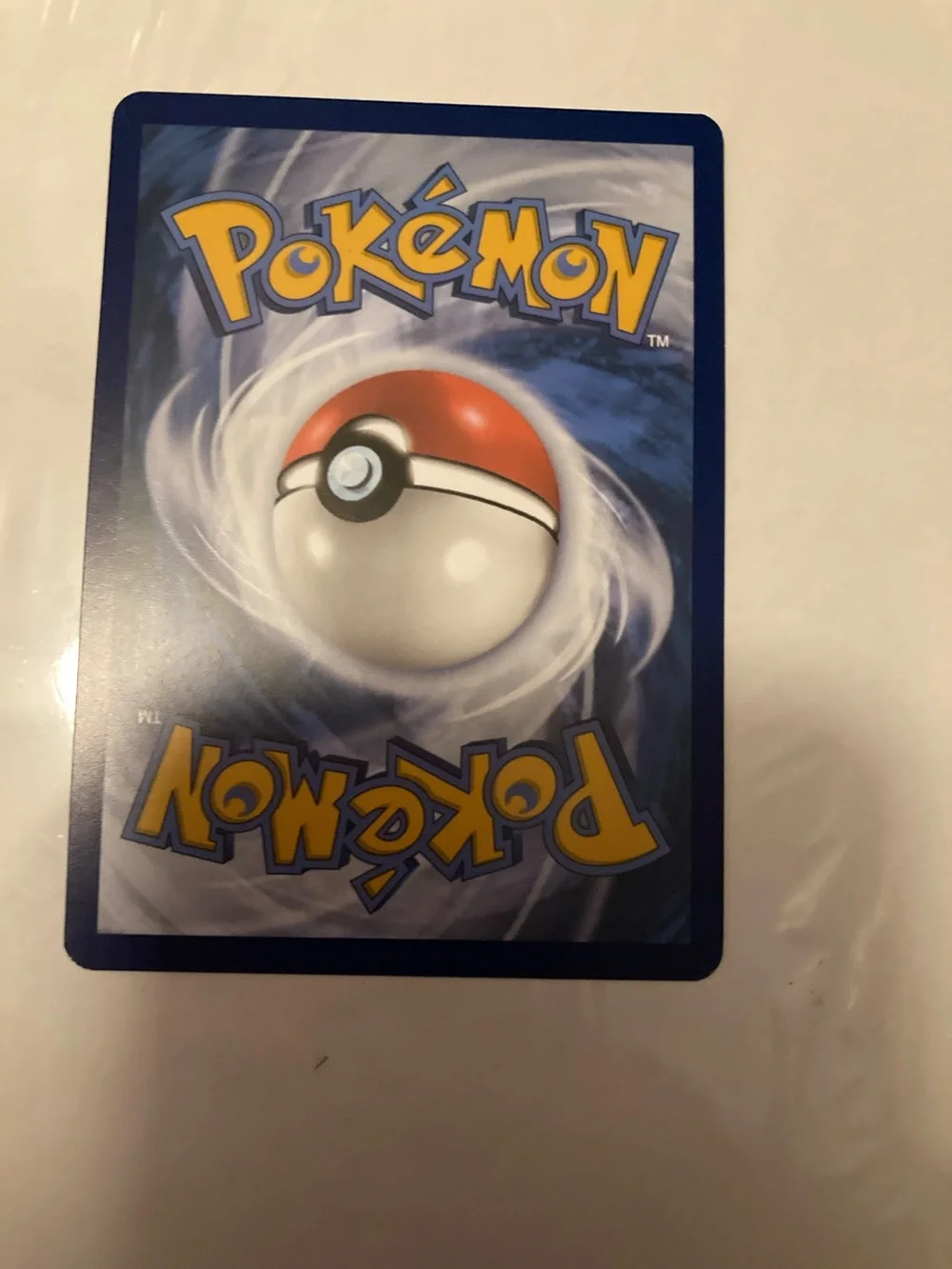 Pokemon Water Basic Energy Holo Blue Silver